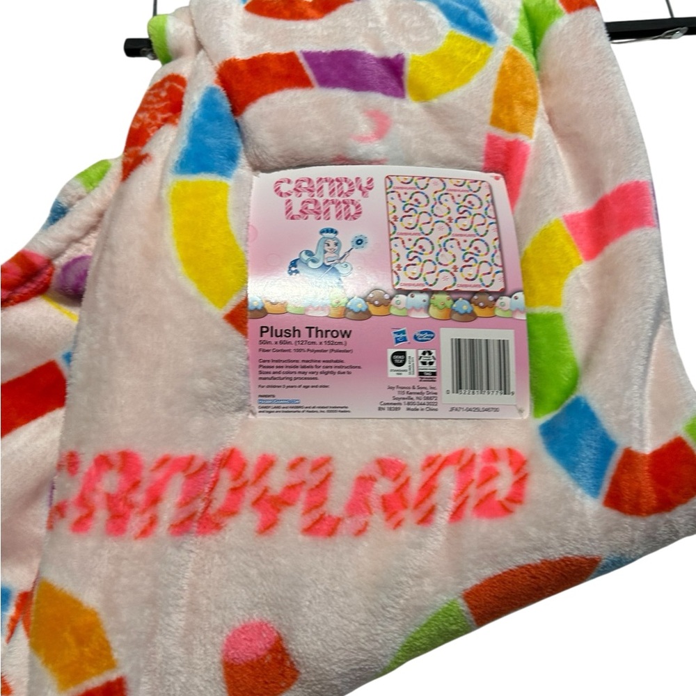 Hasbro Candy Land Plush Throw - Multicolor